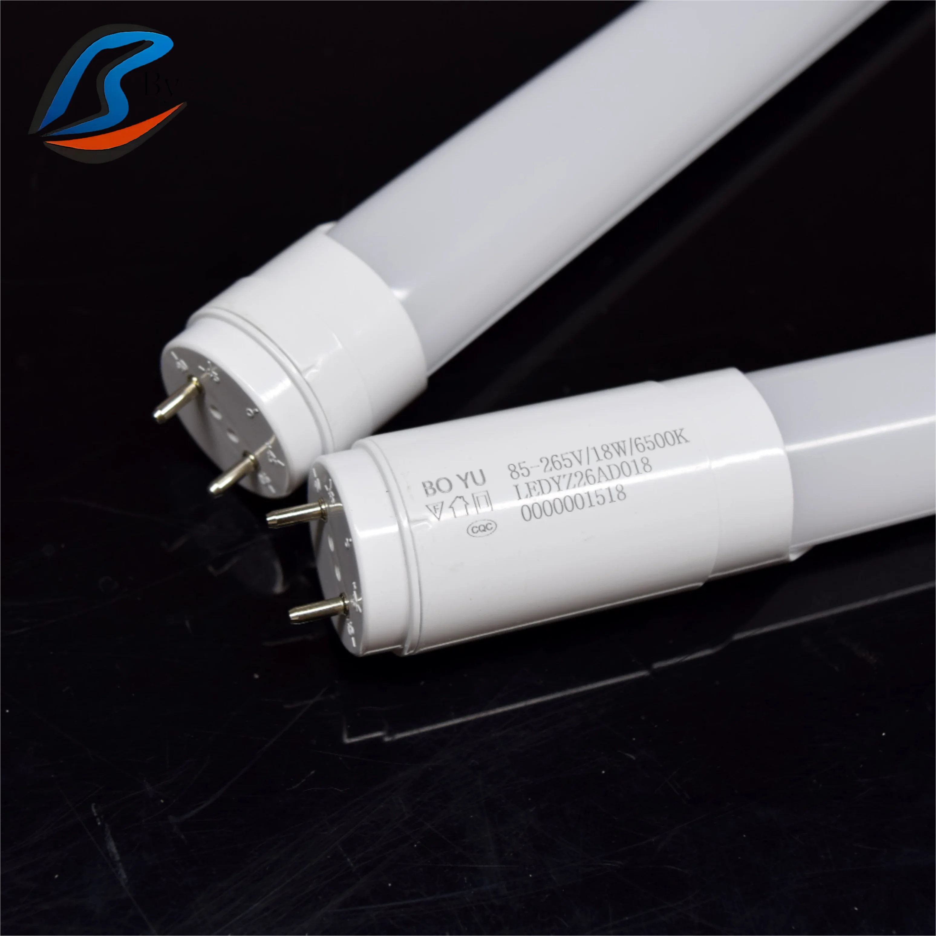 LED Tube Light T8 Round Linear Aluminum Plastic Lamp 18W  4FT Fluorescent Replace CE RoHS EMC, LTL-T8AP