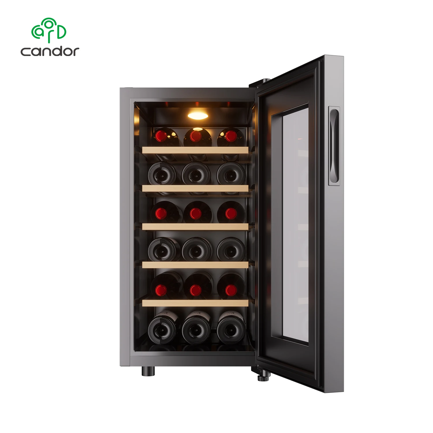 Candor 18 Bottles Thermoelectric Dual Zone Wine Cooler