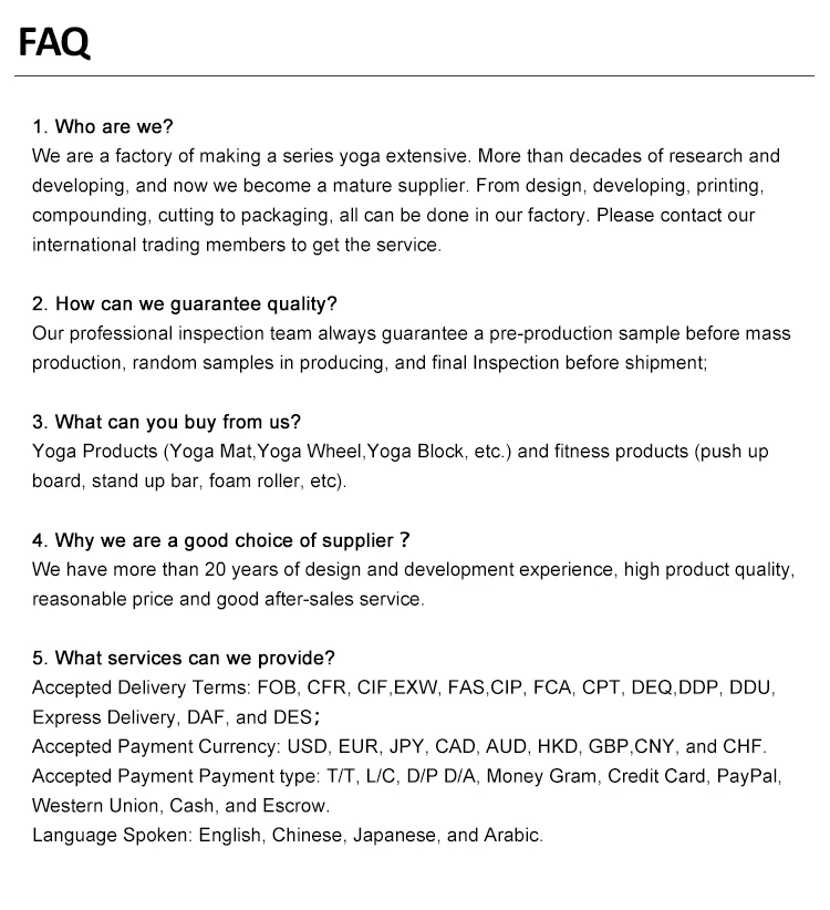 Extended company profile