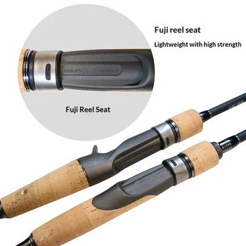 Full Fuji Gear 21m Full Carbon Lure Rod M-Action Fast-Action Hard-Action Versatile Lure Fishing Rod for Lake – Hard Lure – view 5