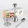 Tasse à ressort pour œufs ouverts, petite cuillère