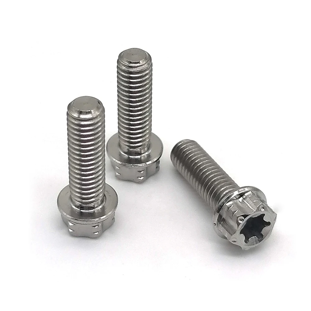 Bulloni flangiati Torx in titanio bulloni Ti M6x30 per moto