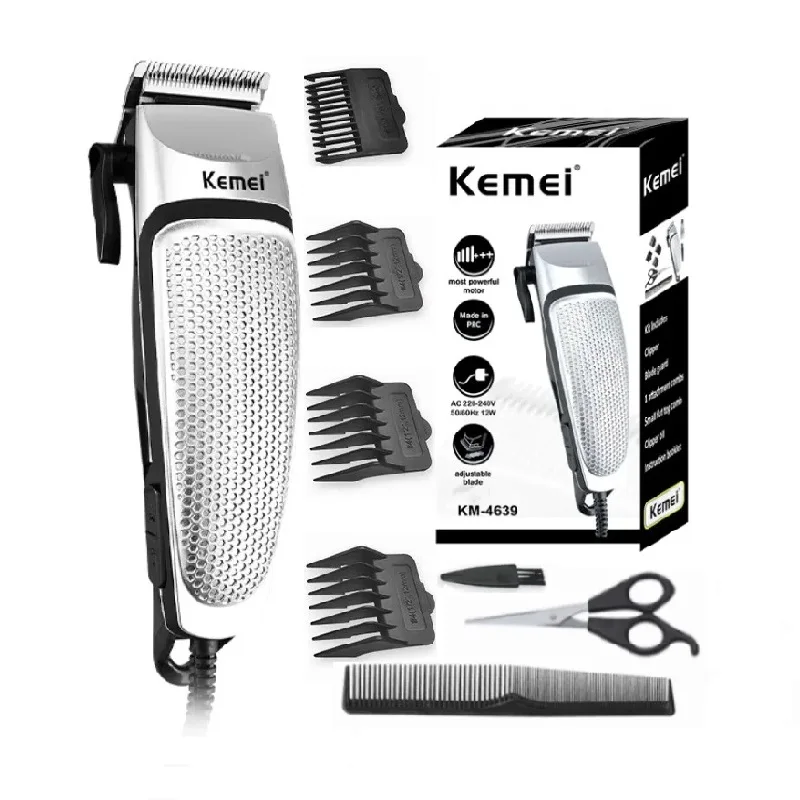 Hot Selling professional electric hair clippers KEMEI KM-4639 Hair Cutting Clipper Kemei Hair Clipper