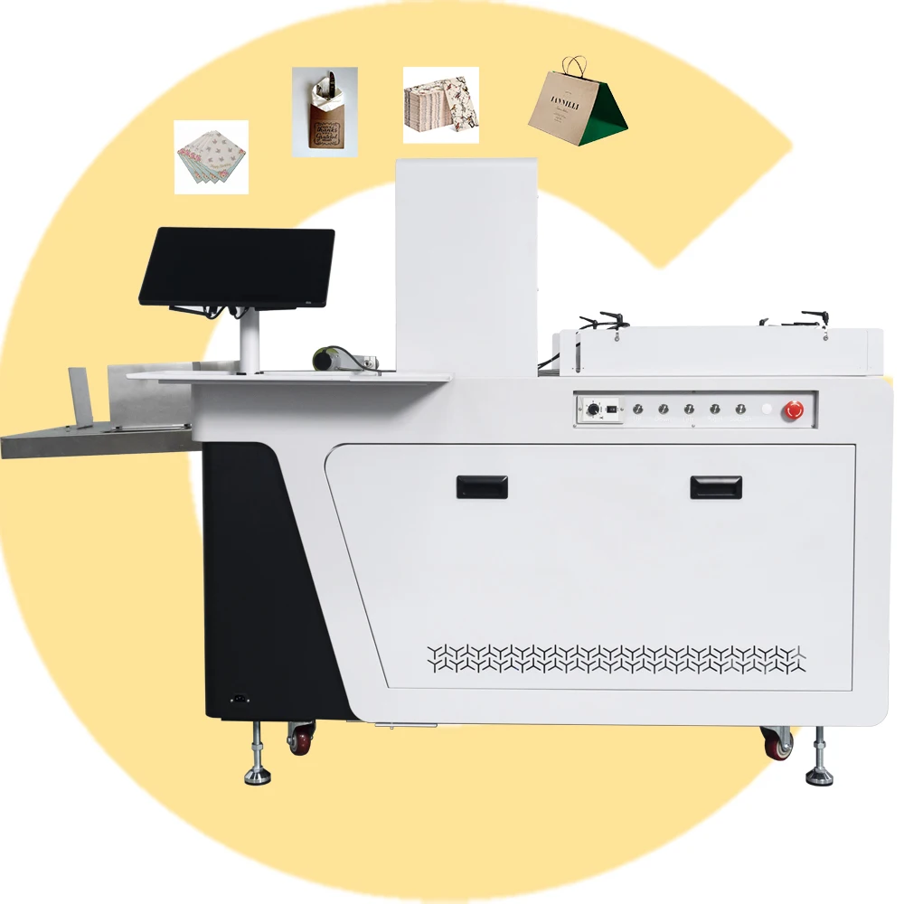 Giftec 2025 Multi-functional Single Pass Printer Roll to Roll Print Directly on Gift Paper Packaging Printing Machine