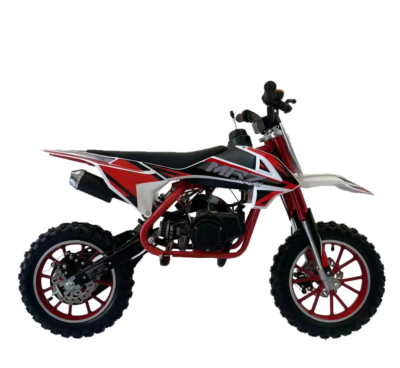 2023 New 49cc 50cc Two Stroke Mini Moto Cross Pocket Dirt Bike for