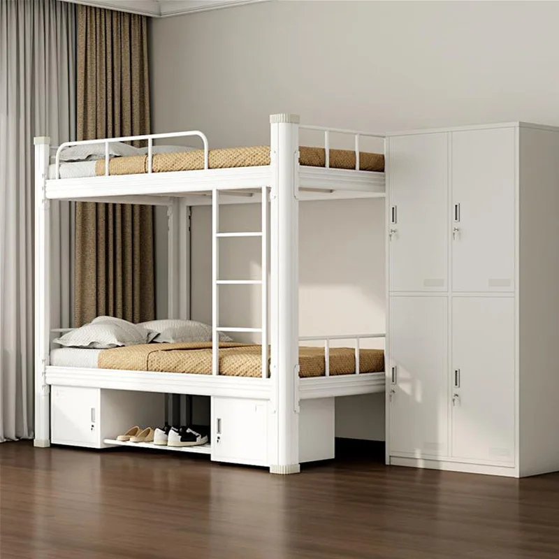 Hot Sell Metal Bunk Bed Frame Double Bed for Adults Worker Twin Metal Frame for Boys Used Bunk Beds for Sale
