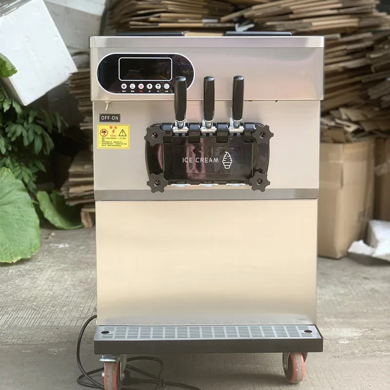 Factory Sales Soft Ice Cream Machine R410 Refrigerant Ice Cream Machine Soft