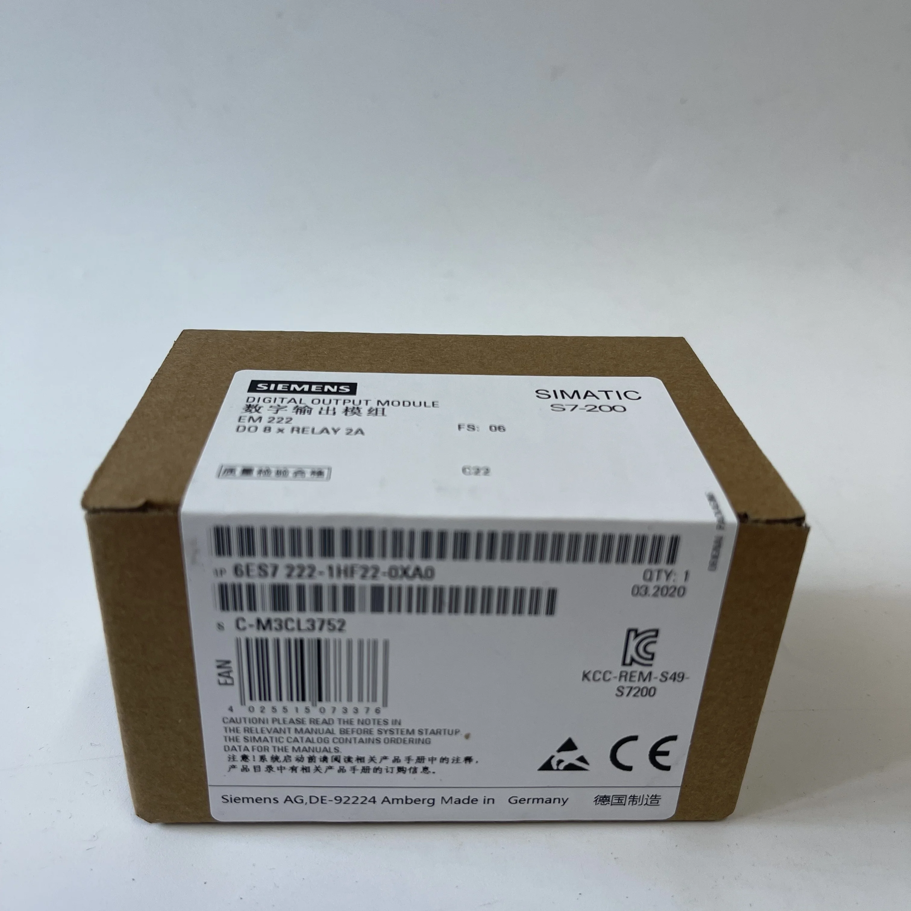 Siemens SIMATIC S7-200 Digital Output Module 6ES7222-1HF22-0XA0