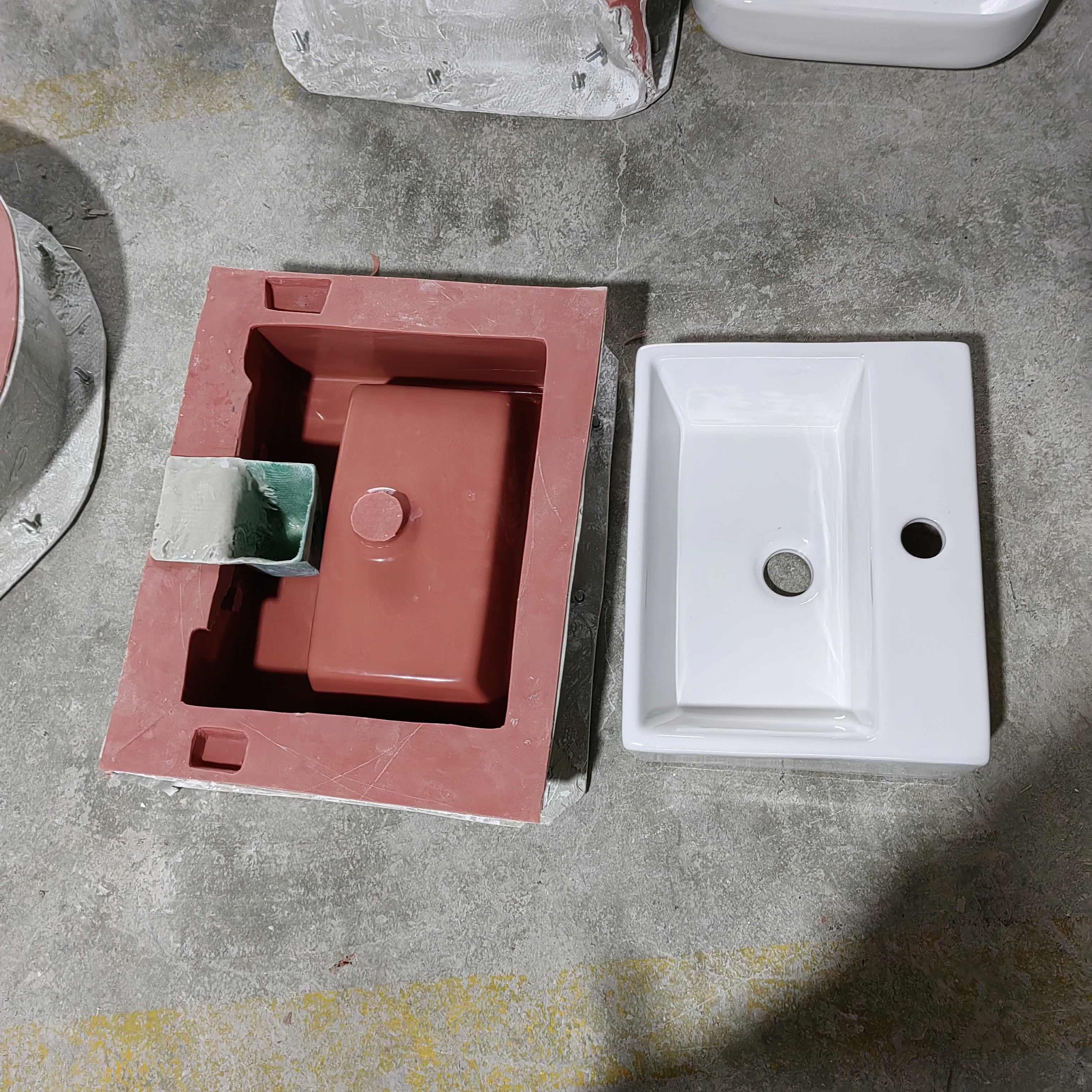 Concrete Silicone Rubber Molds for Concrete Wash Sink