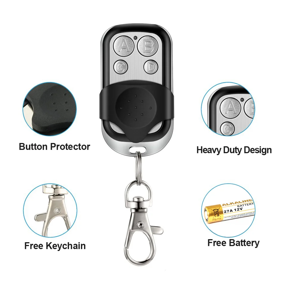 Universal Rf Remote Control Receiver And Transmitters For Garage Door