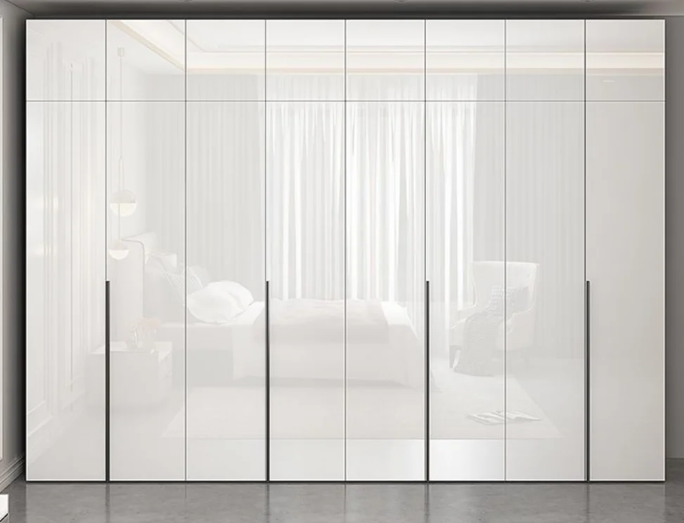 Modern White High Gloss Wardrobe Design For Bedroom Furniture Buy
