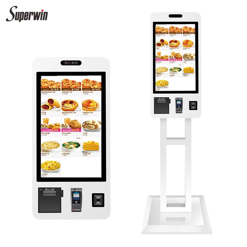 Best Selling Android/Windows 24inch Touch Machine Android Tablet Pos Self-service Payment Kiosk  Pos Terminal for McDonald