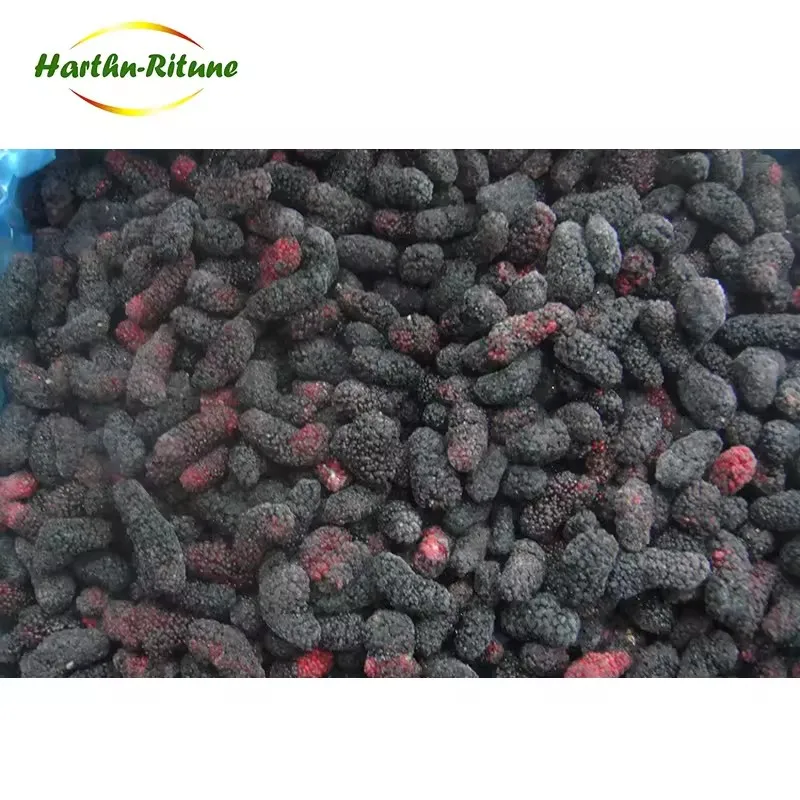 Večje kupovanje zamrznjenega sadja mulberi nova žetev zamrznjenega sadja več 10 KG IQF mulberi