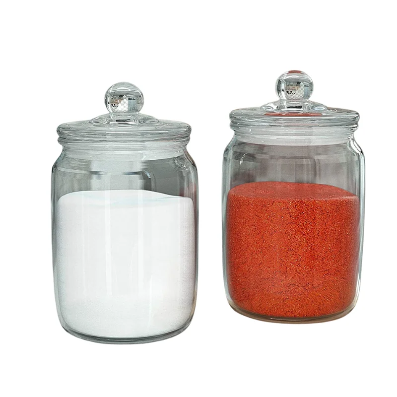 30 Oz Glass Jars With Lids Wide Mouth Glass Storage Jar For Canning