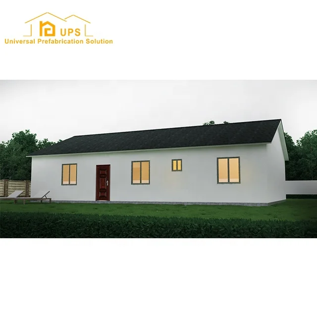 Customized Prefabricated Concrete Villa Low Cost Holiday Village Residential and Social Housing Made from Sandwich Panel