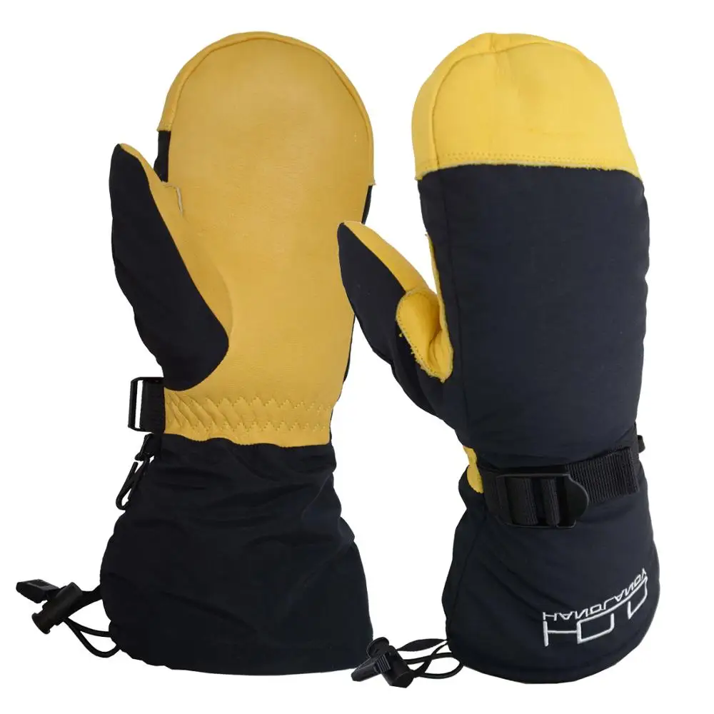 
 Водоотталкивающие высококачественные лыжные перчатки для сноуборда, водонепроницаемые изолированные перчатки и варежки для уличного спорта со встроенными перчатками  