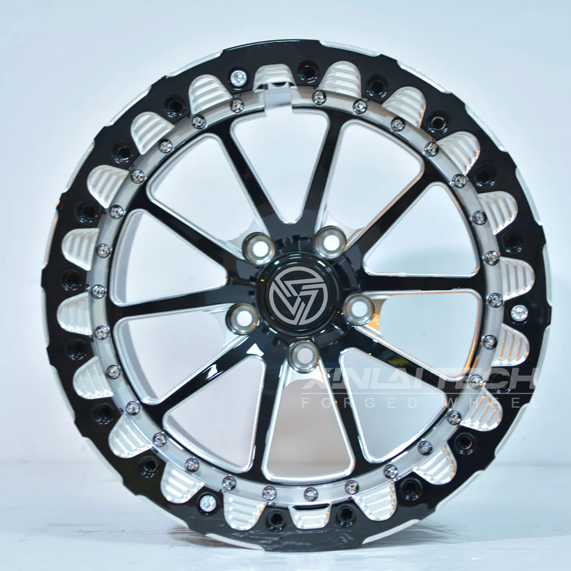 XL Custom Offroad Forged Beadlock Rims 17-24 Inch 8x165.1 8x170 Fit Ram 2500 3500 Ford Super Duty Heavy Duty Truck Wheels - Image 1
