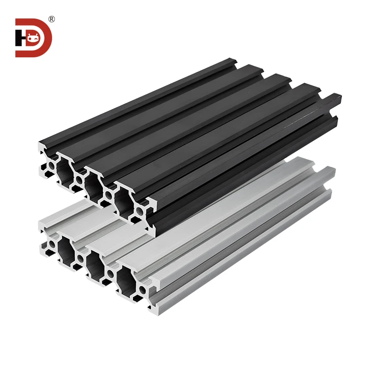 product 2080v slot black industrial extruded aluminum profile v slot 3d printer aluminum material-5