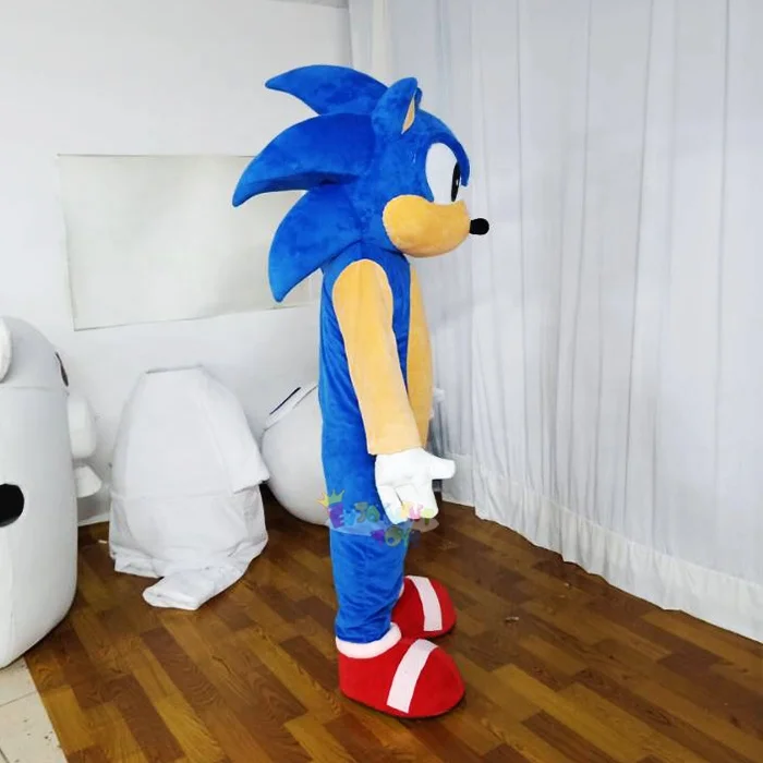 Fantasia De Personagem Do Filme Ce,Alta Qualidade,Sonic,Mascote,Para  Adultos,Divertido,De Pelúcia - Buy Movie Character Sonic Mascot  Costume,Sonic