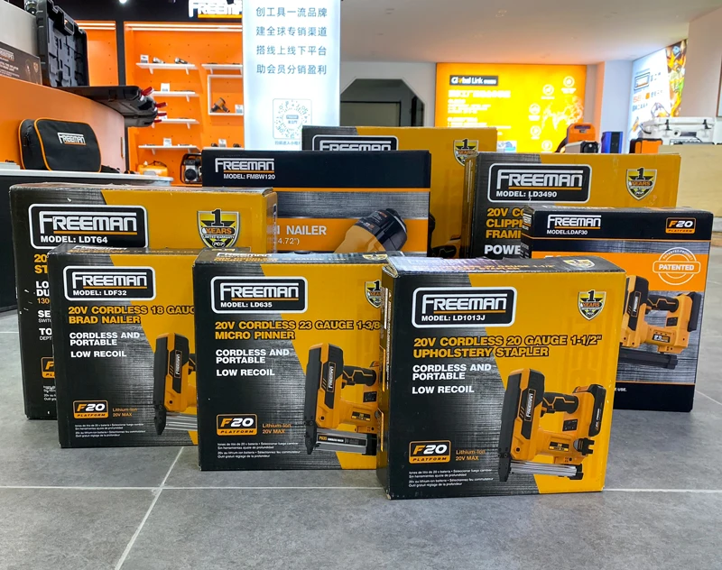 Freeman Lithium 20v Battery 34 Degree Head 2 To 3 1/2 Inch Cordless 1st