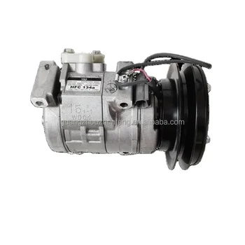 Excavator Spare Parts Air Conditioning Compressor Hyun-dai R210-7 Engine Parts AC Compressor 20Y-810-1260 20Y8101260