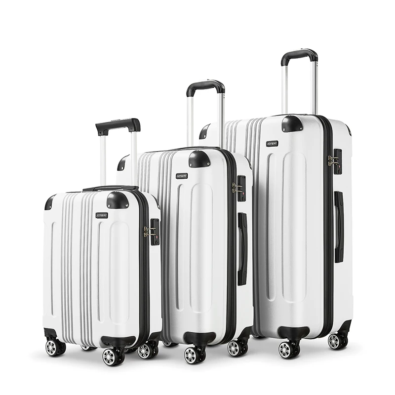 ABS Luggage Set Lightweight Travel Trolleys with Locks