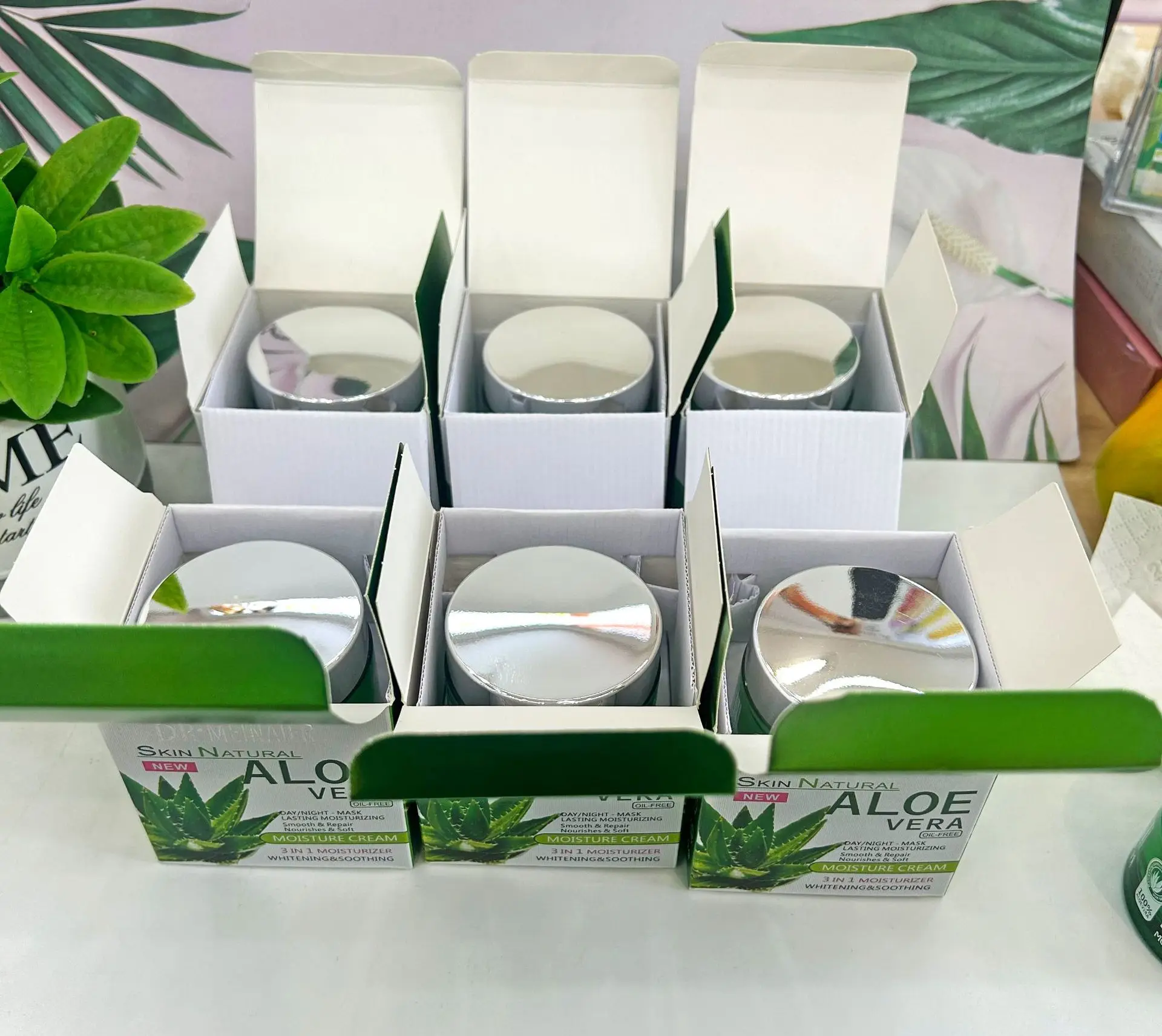 Ready Ship Wholesale Aloe Vera Face Cream Day & Night Hydrate Nourishing  Brighten Anti-wrinkle Moisturizer Lotion