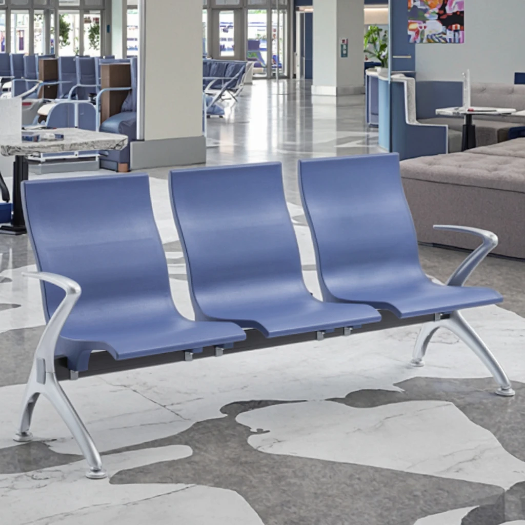 Commercial Grade Steel Stackable Chairs-Modern Design for Hospital & School Use Bulk Order Discounts 2