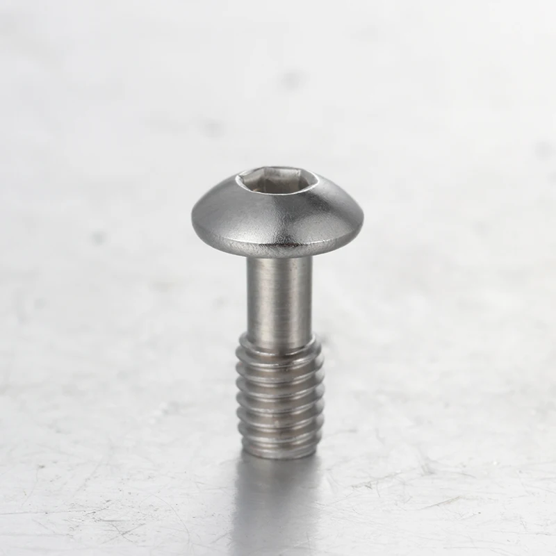 product customized screw stainless steel m4 sus 304 stainless half round head hexagonal cover screw-61