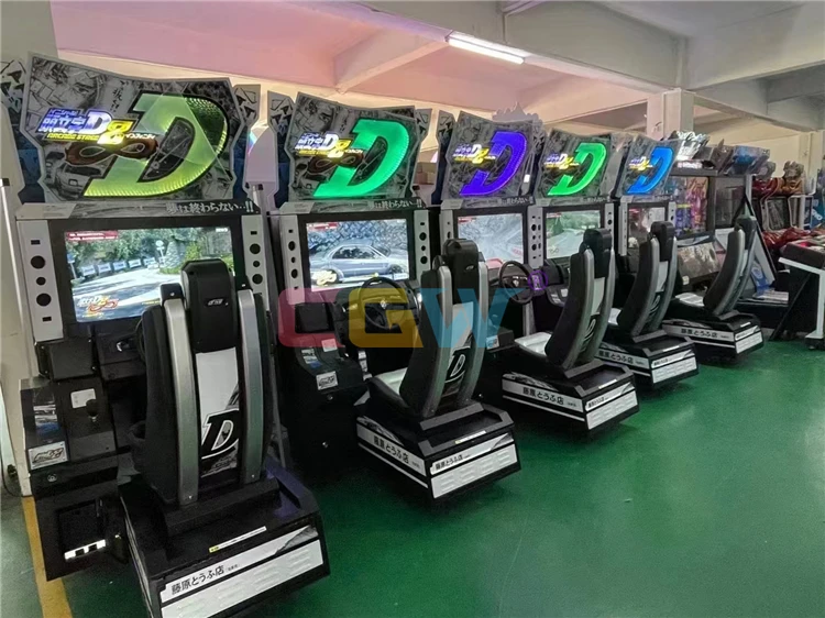 Initial D Car Driving Simulator Arcade Game Machine - 1-2 Players ...