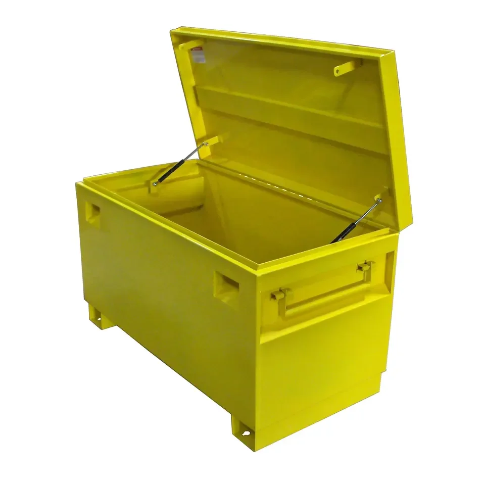 Heavy Duty Steel Job Site Tool Box Van Vault 2 Forklift Garage