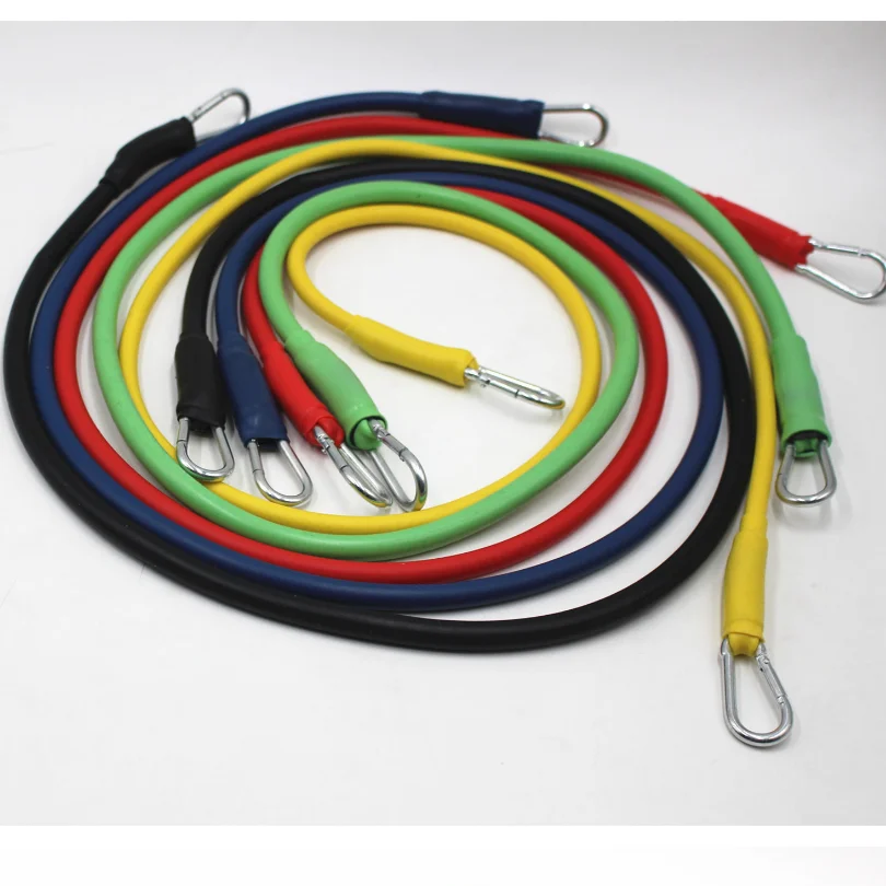 BANDE CORDA ELASTICHE ATTREZZO PER ALLENAMENTO RESISTENZA FORZA E AGILITà GAMBE - Foto 3