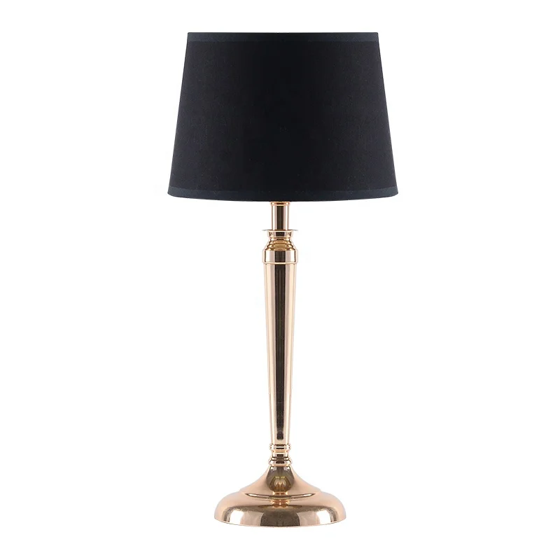 Modern Luxury Gold Bedside Lamps Office Restaurant Table Lamp Metal Led