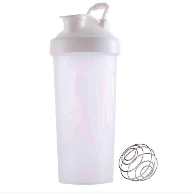 Custom Logo Color 600ml  BPA Free Loop Top Water Sport Nutrition Protein Plastic  Mixer Ball Supplements Gym