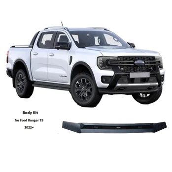 Car accessories Bonnet protector Hood deflector front bug shield Bonnet guard with LED for Ford Ranger T9 2022 to present