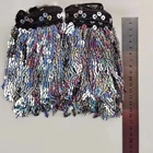 15cm DIY Sequin Tassel Fringe Trim Accessories Sequins Fringe Fringe Lace Belly Dance Waist Chain