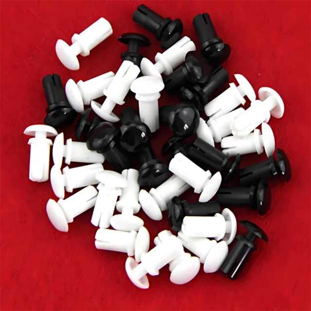 Plastic Blind Rivets Plastic Wheel Rivets Plastic Rivets Fastener White 5mm