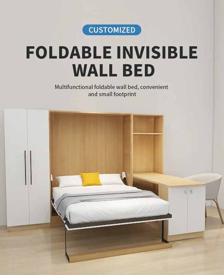 Picture of Modern Nordic Design Murphy Beds Wall Bed Space Saving Furniture ...
