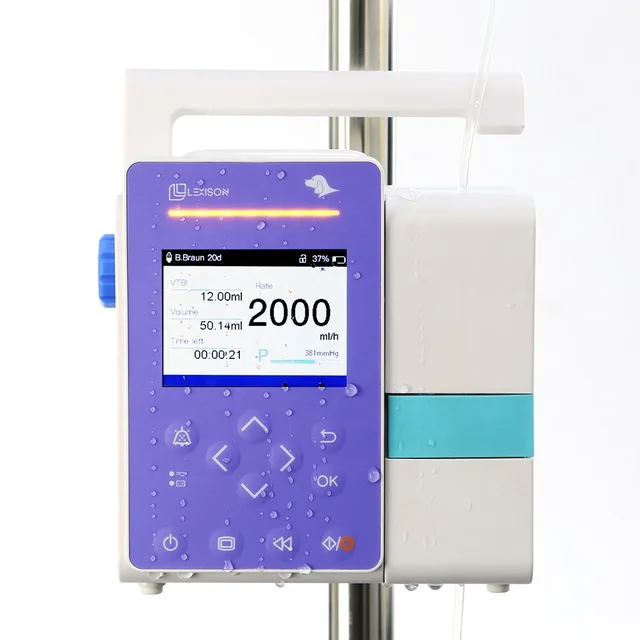 Lexison PRIP-E400V High Quality Electronic Volumetric Veterinary use Pet Animal IV Infusion Pump for Pets Clinic Hospital