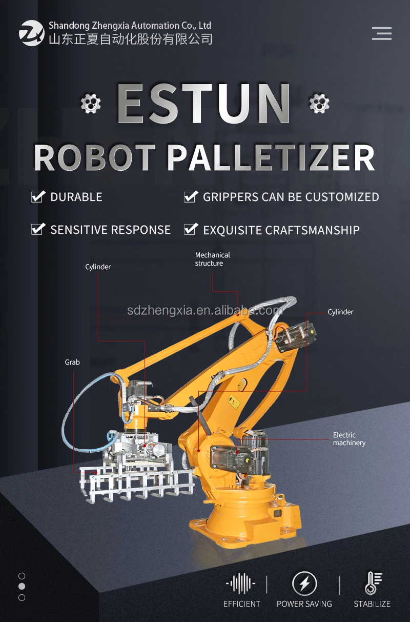 China Brand Robotic Palletizing Machine Carton Bag Case Packing Line ...