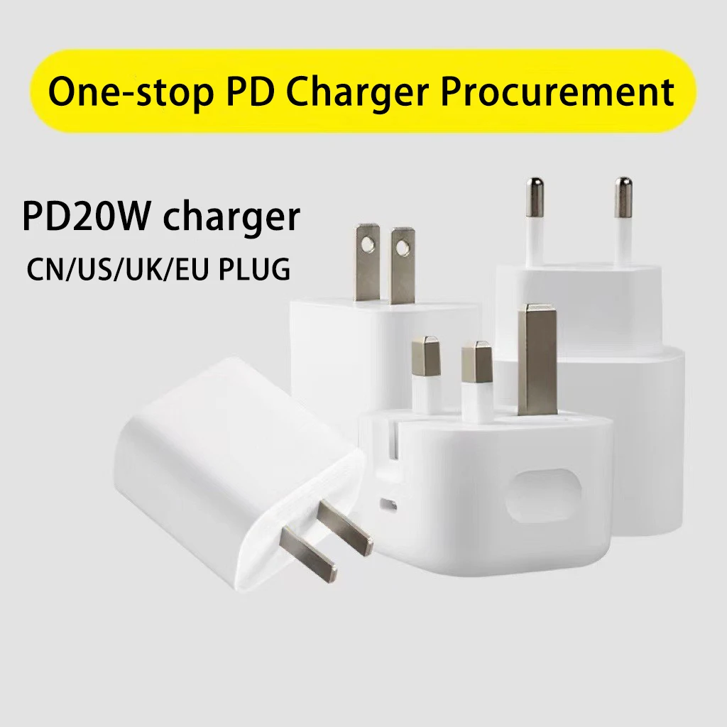 Original Logo Double Ports 50w Pd Uk Chargers Adapters,Usb Type C Wall