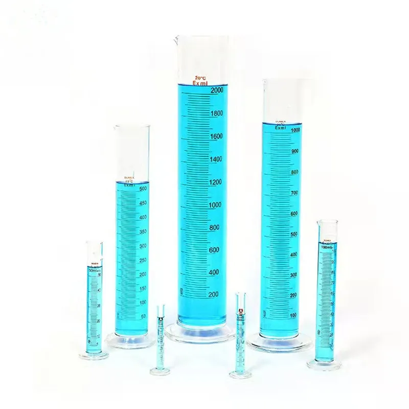 Высококачественные лабораторные инструменты мерный цилиндр из боросиликатного стекла 1000 5-3 3