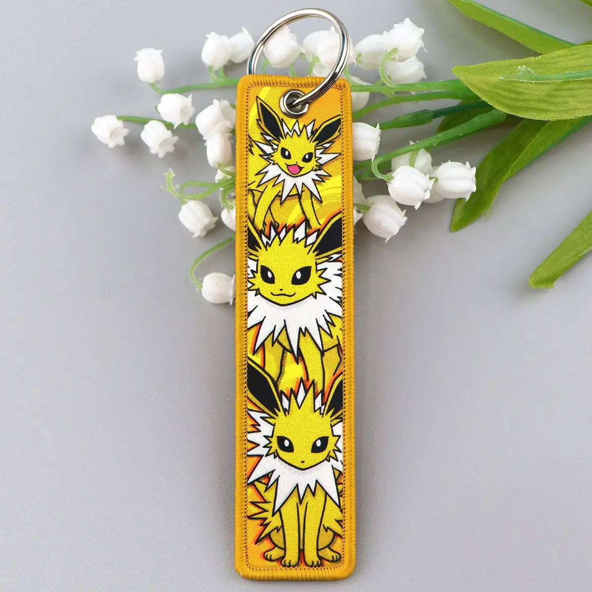 Wholesale Cartoon Pocket Monster Key Ring - Woven Fabric Anime Keychain ...