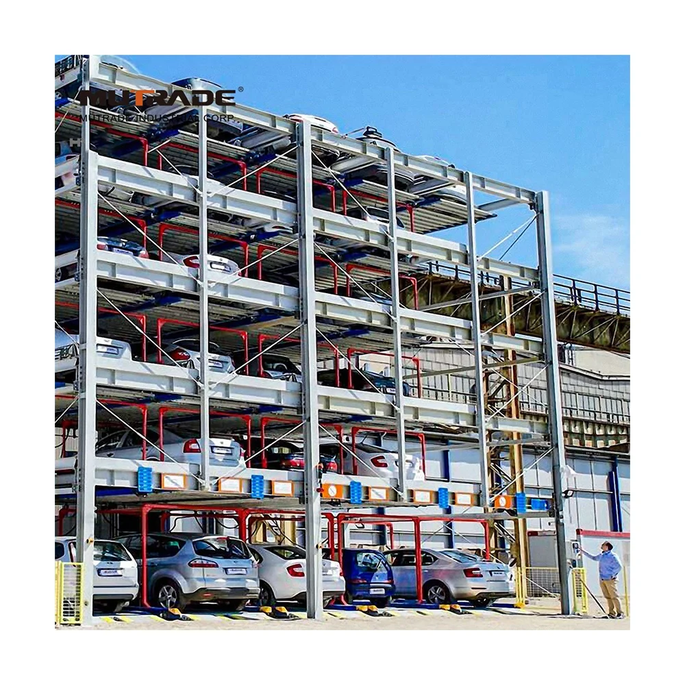 Smart Semi-Automatic Car Garage Parking Sliding Platform Puzzle Parking System