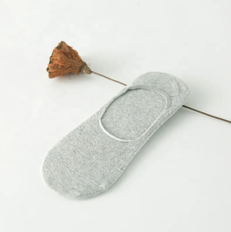 Хлопковые белые и черные невидимые носки-башмачки для женщин с низким вырезом на