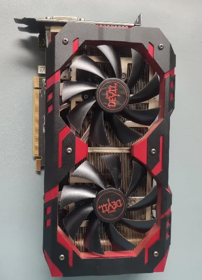 High Quality RX580 RX590 8GB GDDR5 Gaming Graphics Card 2 Fans with 256 Bit Memory Inter aperçu 5