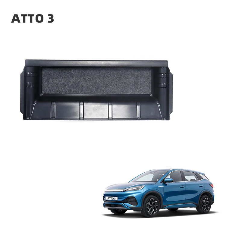 Atto3 Under Seat Storage Box ABS Plastic Fashionable Car Organizers Car Storage Box For BYD ATTO 3 Yuan Plus