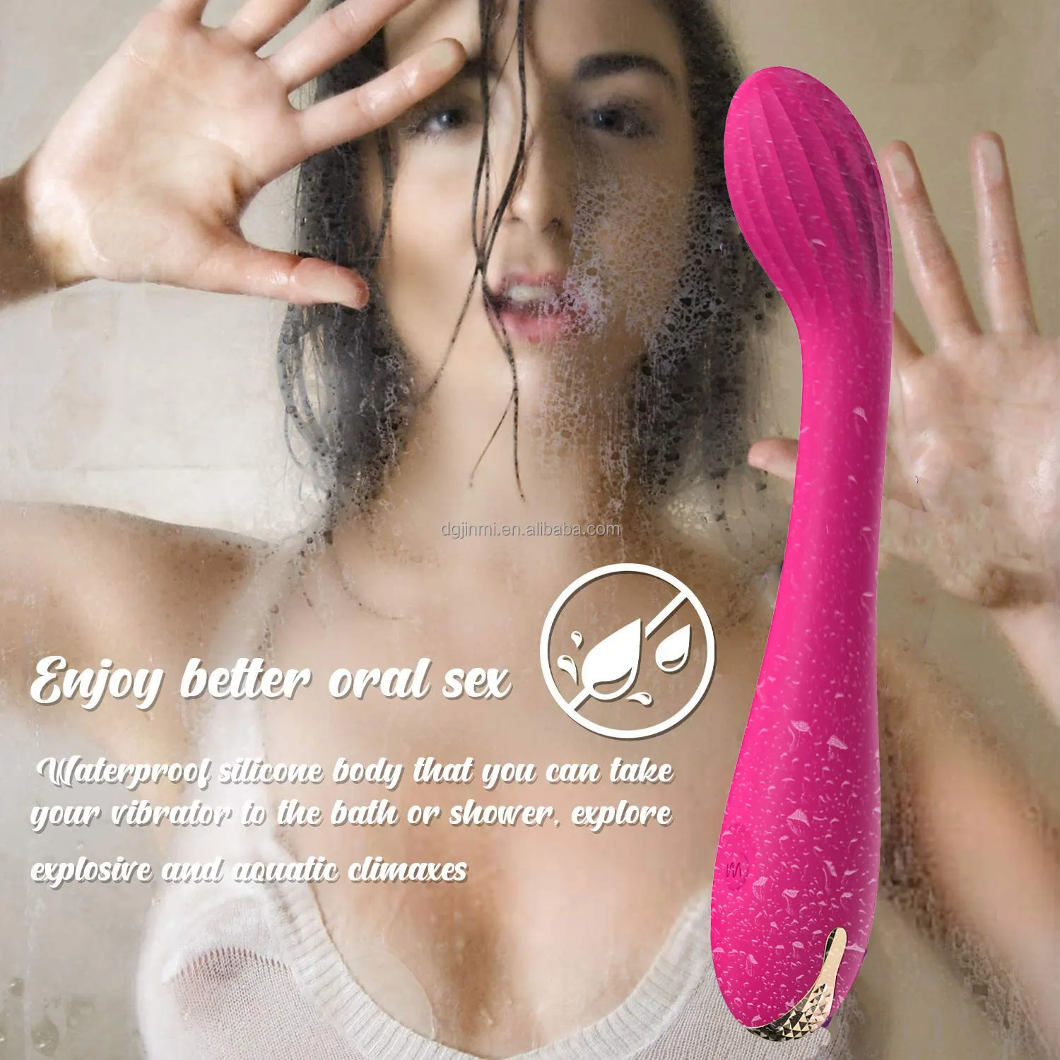 High Quality Adult Sex Toys Red G-spot Vibrator Liquid Silicone USB  Rechargeable Clitoris Vibrator Adult Sex Toy for Women
