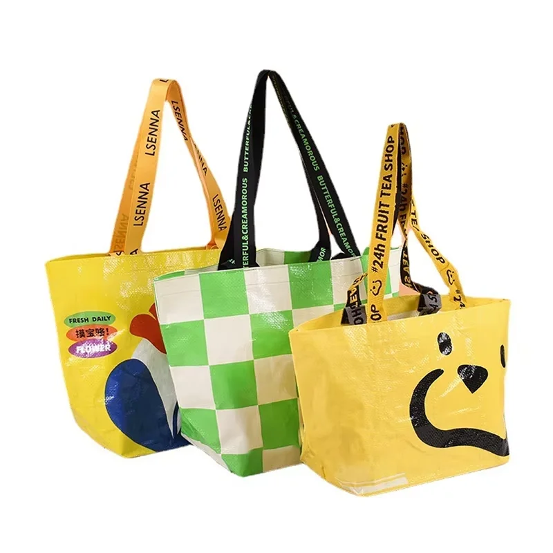 Shopping Tote RPET Bag Reusable Polypropylene Packaging Laminated OEM Non Woven Bag supplier