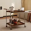[Walnut Wood] Double Tray Style (Walnut Color)